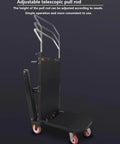 Heavy Duty Electric Stair Climber Hand Truck With Brushless Motor And Crawler Wheels For Moving Furniture Safely Up Or Down Steps No Assembly Needed At All with adjustable telescopic pull rod.