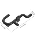 Ultimate Pegboard Hooks Set For Garage Wall Organization, Movable Layout To Fit Hand Tools And Small Gear, Universal Tool Hangers For Home And Shop, Flexible Pegboard Rack System For Kitchen Studio And Retail Displays, black plastic hook 5.3cm