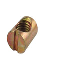 Barrel Nuts For Furniture M4 x 8mm Carbon Steel Hammer Nuts With Horizontal Hole Pack Of 50 for DIY woodworking projects