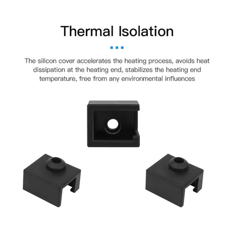 Ender 3 S1 Silicone Sock Bundle 5 Pcs And 10 Nozzles 0.4mm For Sprite Extruder Pro Kit showing thermal isolation silicone socks