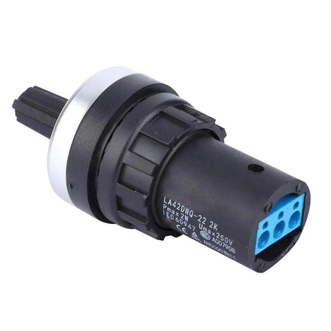 Panel Mount Potentiometer 22mm 2K For VFD Speed Control And VSD Variable Frequency Converter 200W Motor Drive Rheostat