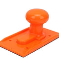 Ergonomic Woodworking Push Block With Textured Grip And Guiding Structure For Table Saws Orange ABS Handle Pro Grade Design