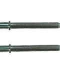 Two metal pins from Furniture Connector Pin Style Replacement Set, Easy To Install, 2 Pack, Six Pins Total For Cabinets And Drawers