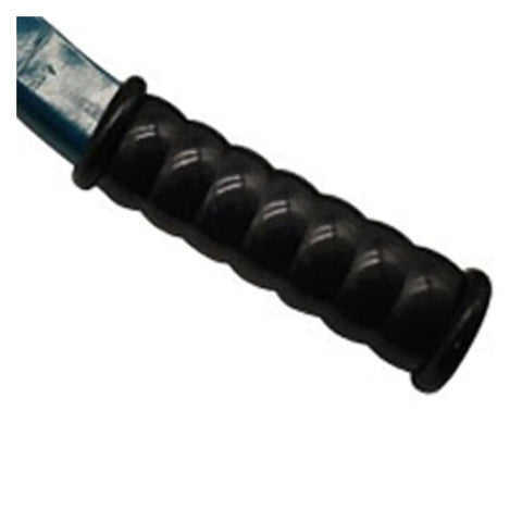 Close-up of the rubber grip of the Manual Hydraulic Crimping Tool For Automotive A/C Pipe Assembly.