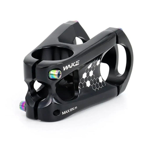 Shorty 50mm 31.8mm Mountain Bike Stem For One And One Eighth Inch Steerer Tube Zero Degree Rise Lightweight CNC Machined Al6061 Hollow Design