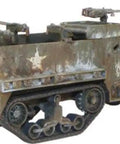 US Army M3A1 Half Track Scale Model Kit For Bolt Action War Gaming One To Fifty Six Scale 28mm, detailed WWII miniature