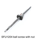 Beefy Precision Ballscrew Kit With 1204 1210 Flange Nut And BK BF10 End Machined For 3D Printers And CNC 150 To 500 Mm Range C7 Ballscrew Shaft For Smooth Motion, SFU1204 ball screw with nut