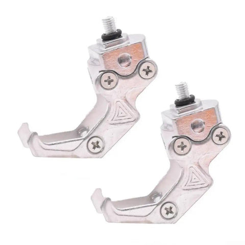 2 Pack Sturdy Metal Front Hooks For Scooter And Electric Skateboard Hang Helmets Bags And Gear CNC Processed Rustproof Front Mount Rack