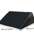 Ergonomic Black Curl Pad For Home Gym Space Saving Bicep Support with dimensions 50x28cm
