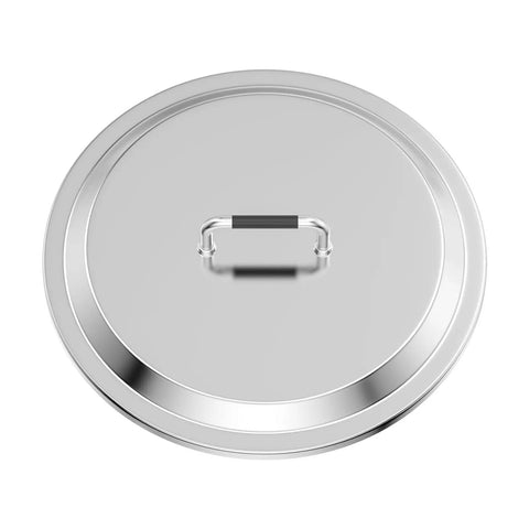 Stainless Steel Fire Pit Lid For Solo Stove Bonfire 19.5 Inch 304 Stainless Steel With Hot Safe Handle Weatherproof Cover Replacement