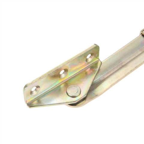 Heavy Duty Cabinet Door Hinges Set With 10 Gear Adjustable Angle Desk Lifting Rods, close-up of metal hinge mechanism