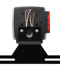 Rear view of Heavy Duty Aluminum Trailer License Plate Holder Bracket With Universal Fit For Trucks Trailers RVs And Boats Durable Frame