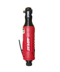 Beefy Yet Compact One Quarter Inch Mini Pneumatic Ratchet With 280 RPM And 30 Ft Lbs Torque Fast Run Down Easy Reach Into Tight Spots