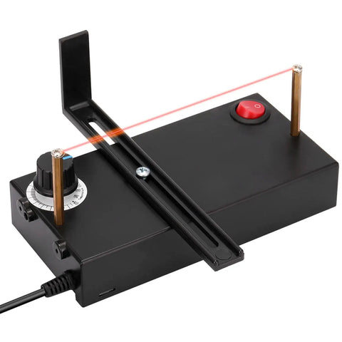 Hot Ribbon Cutter Machine For Home DIY Rope Bands And Crafting, Adjustable 100 To 600 Celsius Temperature, Fireproof ABS Case