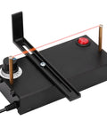 Hot Ribbon Cutter Machine for DIY Rope and Craft Projects showing manual cut tool, adjustable temperature dial, safe ABS case.