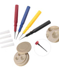 Pro Grade Lubrication Kit With Three Oil Pins And Comfort Holder for precise, messfree lubrication each time shown with oil cup