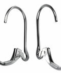 Interchangeable Leverback Earring Findings, 3 Pairs of Sterling Silver 925, Closed Loop Ear Wires for DIY Jewelry Making, Made in USA, Tarnish Resistant, Pro Grade Quality