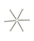 Stainless Steel Chipboard Screws With Partial Thread For Wood And Furniture Assembly Heavy Duty 3 To 6 Millimeter Diameter Pack Of 800
