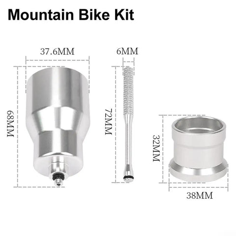 Aluminum Bike Brake Bleed Kit With Base And Long Stopper For Hydraulic Disc Brakes Spill Free Oil Filling Tool components