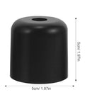 Dope Black Screw-In Furniture Legs 4 Pack for Sofas, Chairs and Dressers, Easy Install, Modern Sleek Look, 2 Inch Height Replacement Feet
