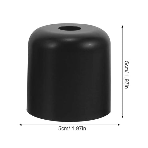Dope Black Screw-In Furniture Legs 4 Pack for Sofas, Chairs and Dressers, Easy Install, Modern Sleek Look, 2 Inch Height Replacement Feet