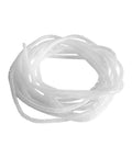 Flexible Spiral Cable Management Sleeve 2M Wire Tidy Tube for 4-25mm cables in white PE wrap, coiled for home and office use