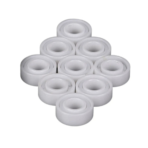 Premium Zirconia Ceramic Ball Bearing 3x8x4mm Fully Shielded Zero Maintenance Slick As Butter Dead Reliable Spin For Casting Reels Skate Tricks And Micro Motors