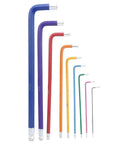 Get These Crv Steel Flat Head Hex Wrench Set With 10 Pieces That Rock On Deep Hole Screws For Car Motorcycle And Appliance Repair Jobs Using Smooth Metric Sizes From 1 To 10mm For Serious Gears, color-coded metric hex keys
