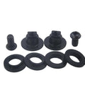 2 Pack Rear Window Latch Bolts Nuts Screws For Sienna GSL ASL 2003 2017 Quarter Glass Latch Kit With Silicone Washers