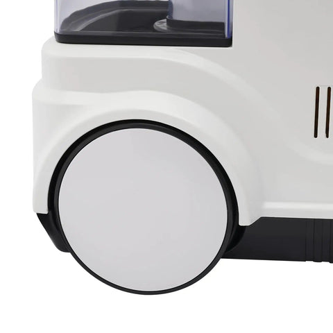 Close-up of wheel and base of Pro Grade Garment Steamer 110V 1500W With Adjustable Steam Temperature Fast Heat Up Rustproof Copper