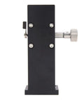 Manual Trimming 1 Axis Linear Stage With 10 Micron Resolution For DIY Projects And Pro Grade Precision, black metal stage with hand knob