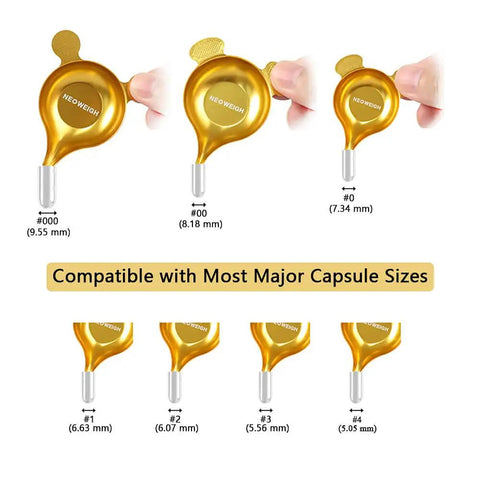 Reloading Powder Pans With Narrow Pour Spout Anti Static Aluminum Scale Tray Non Stick Gold Dish For Precise Measuring And Easy Pouring Pouring For Consistent Powder Drops And Clean Reloads Everyday, compatible with #000 to #4 caps