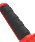 Close-up of anti-slip handle on Beefy Heavy Duty Woodworking Spring Clamp With Anti Slip Handle And 4 Inch Opening Two Color Durable ABS Plastic 65 Mn Spring For Strong Clamping And Quick Workpiece Fixing