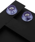 Close-up of detachable rubber knock bar for Sleek Stainless Steel Coffee Knock Box, showcasing steady non-slip pads.