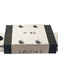 Stainless Steel Linear Slider For Lwlfg14b And Lwlfc14b, Replacement Assembly With Quiet Smooth Motion, Durable Low Friction Sliding For Reliable Linear Travel close-up on rail