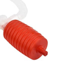 Beast Manual Siphon Pump For Oil And Water Transfer Hand Operated Fuel Extractor Tool For Cars Boats Pools Tanks Deck Heating Red And White Versatile Spill Cleanup And Refuel Helper For Home Garage Marine Use, red pump bulb