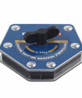 Switchable Hex Magnetic Welding Locator With One-Button Degaussing, top view showing toggle switch for suction control.