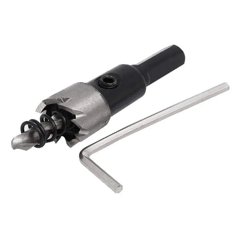 15mm Hole Saw Set With 68mm Length HSS Spring Loaded Twist Drill Bit and hex wrench for cutting metal, wood, plastic