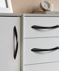 5 Inch Arch Twisted Matte Black Cabinet Pulls For Kitchen Drawers And Cabinets, Heavy Duty Zinc Alloy Hardware, 10 Pack