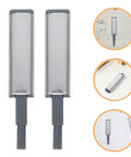 Six Piece Push To Open Cabinet Latches With Self Closing Steel ABS Shell Hinges Handle Free Installation And Soft Close Damper