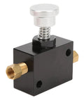 Hydraulic Brake Park Lock For Cars And Trucks, Fits Disc Or Drum Brakes, 1 8 Npt Inlet with Manual Pressure Holder, Rectangular Black Unit