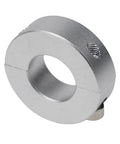 Heavy Duty Aluminum Alloy Double Split Clamp Collar That Crushes It For 13 To 30mm Shafts With Solid Holding Power And Shiny Anodized Finish Ideal For All Industry Applications And Auto Jobs Plus Low Axial Load Work Without Breaking A Sweat. aluminum shaft collar with split clamp, 13-30mm