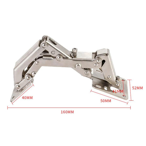 170 Degree Frameless Cabinet Door Hinges With Hidden Hydraulic Buffer Adjustable Mounting Soft Close Stainless Steel Damping For Wardrobe 2 Pairs Full Coverage Fit