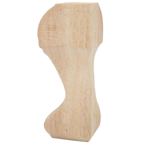Solid Wood Carved Furniture Foot Legs With Exquisite Grain for Sofa, TV Cabinet, and Coffee Table, showcasing a handcrafted look.