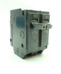 Two Pole 50 Amp 240 Volt Molded Case Circuit Breaker For Residential And Commercial Panels Creates Balanced Power Distribution Ideal For High Demand Appliances Reliable 2P 50A 240V AC Protection, black plug-in breaker