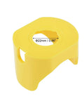 22Mm Plastic Push Switch Button Protective Cover With Two Feet Design For Emergency Stop Yellow Warning Circle No More Misclicks Guard