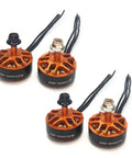 4 Pack 2507 Brushless Motors 1800KV 3 To 6S For 5 To 7 Inch FPV Racing Quadcopter Drones Spare Parts High Performance Upgrade With Durable Copper Windings And Reliable Thrust