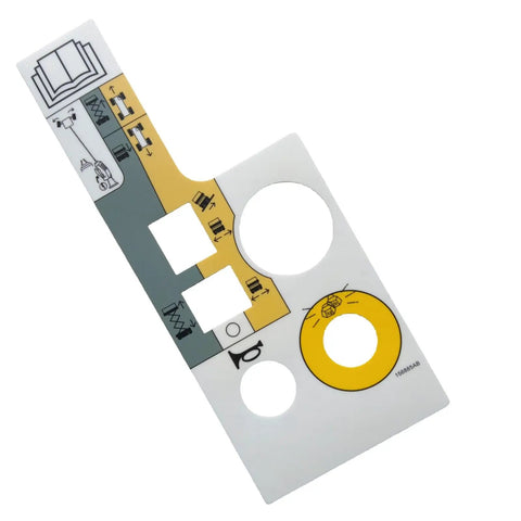 Top Shelf Replacement Control Box Decal For Skyjack Scissor Lift Equipment 156885 156885Sj Uv Resistant Pictorial Label Shop Pro Ready No Sweat Swap