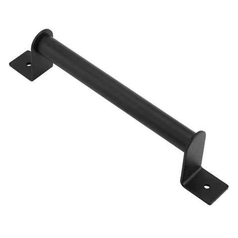 Black Heavy Duty Carbon Steel Pull Handle For Sliding Barn Doors And Cabinet Doors With Vintage Style Hardware That Is Tough As Nails