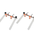Drawer Slide Installation Tool Set With Magnetic Quick Fix System for Easy Track Positioning and stainless steel axles.
